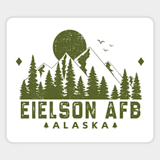 Eielson AFB Alaska Mountain Souvenir Magnet